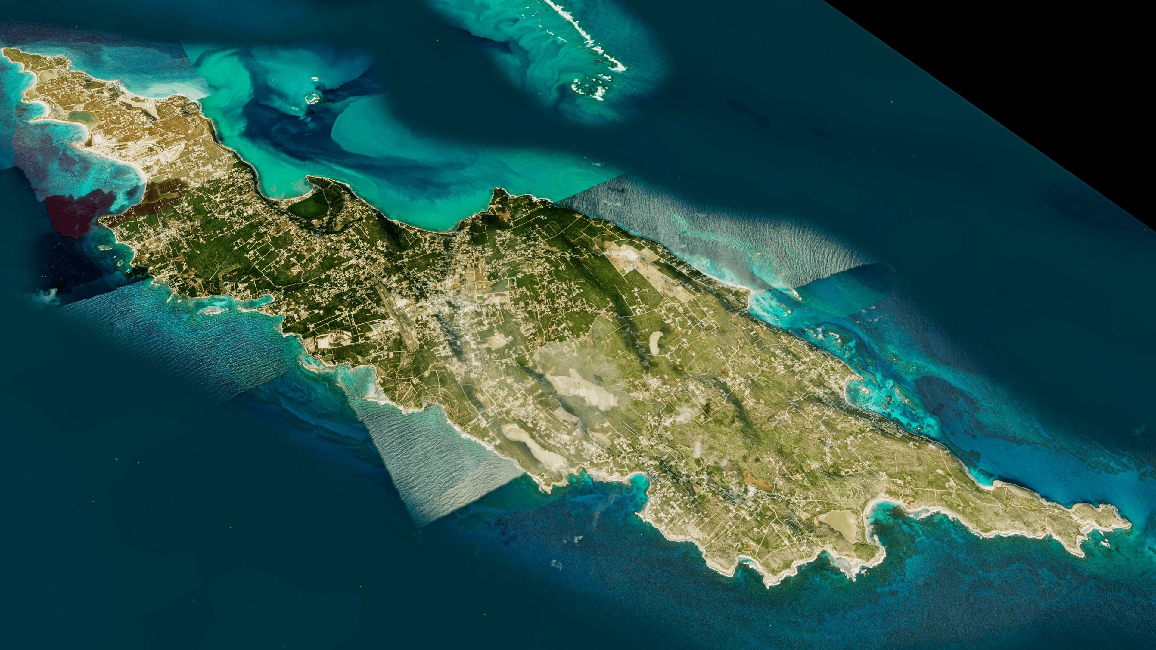 Anguilla Island full 3d model terrain Low-poly 3D model_8