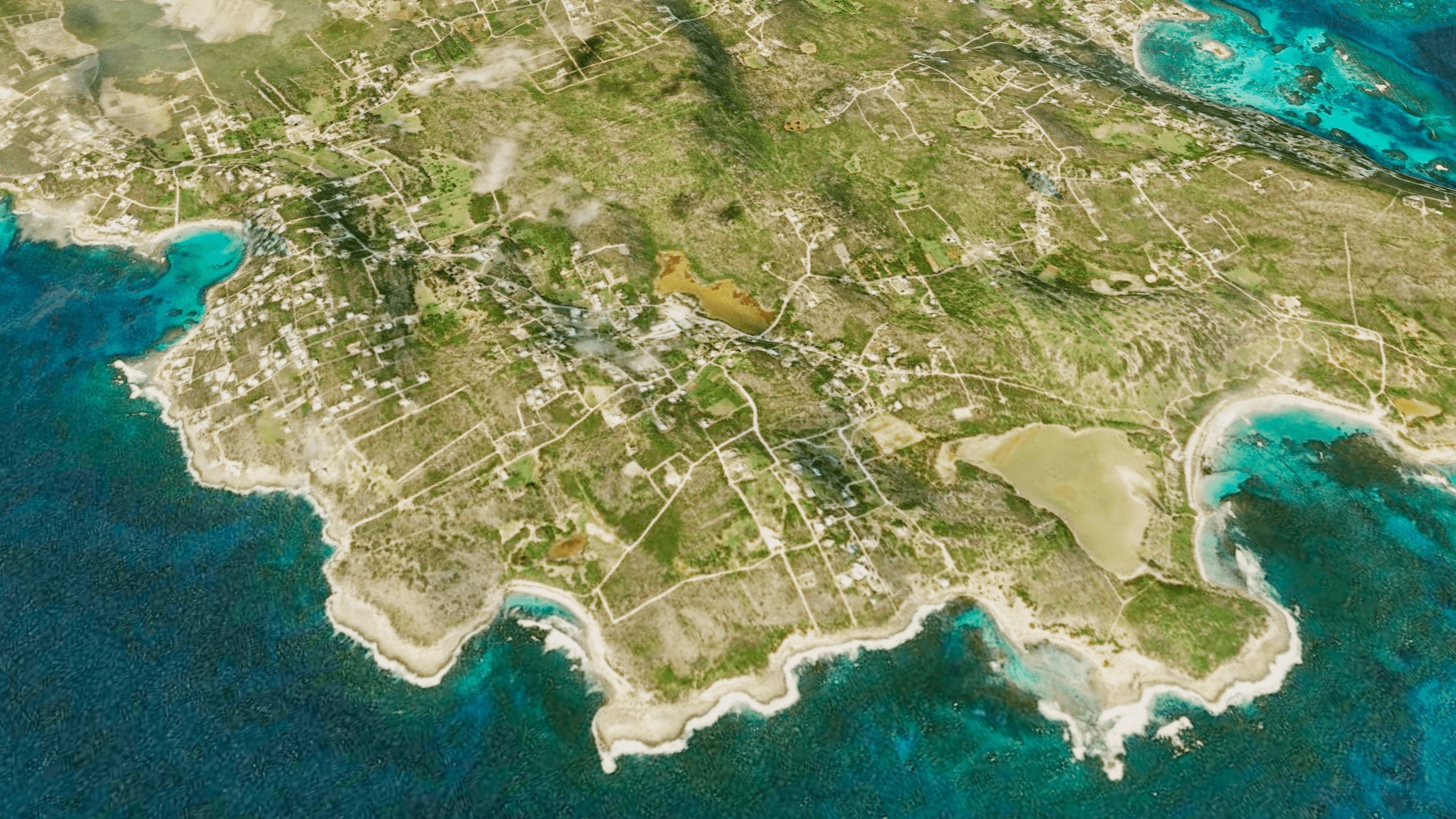 Anguilla Island full 3d model terrain Low-poly 3D model_7