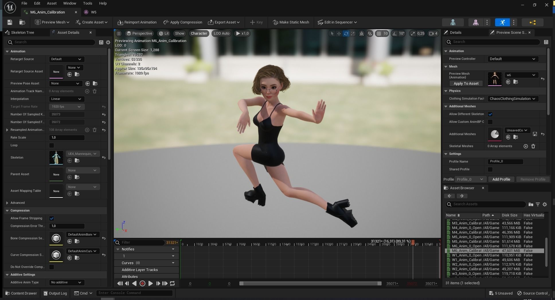 Stylized Cartoon Woman Toon girl Low-poly 3D model_30