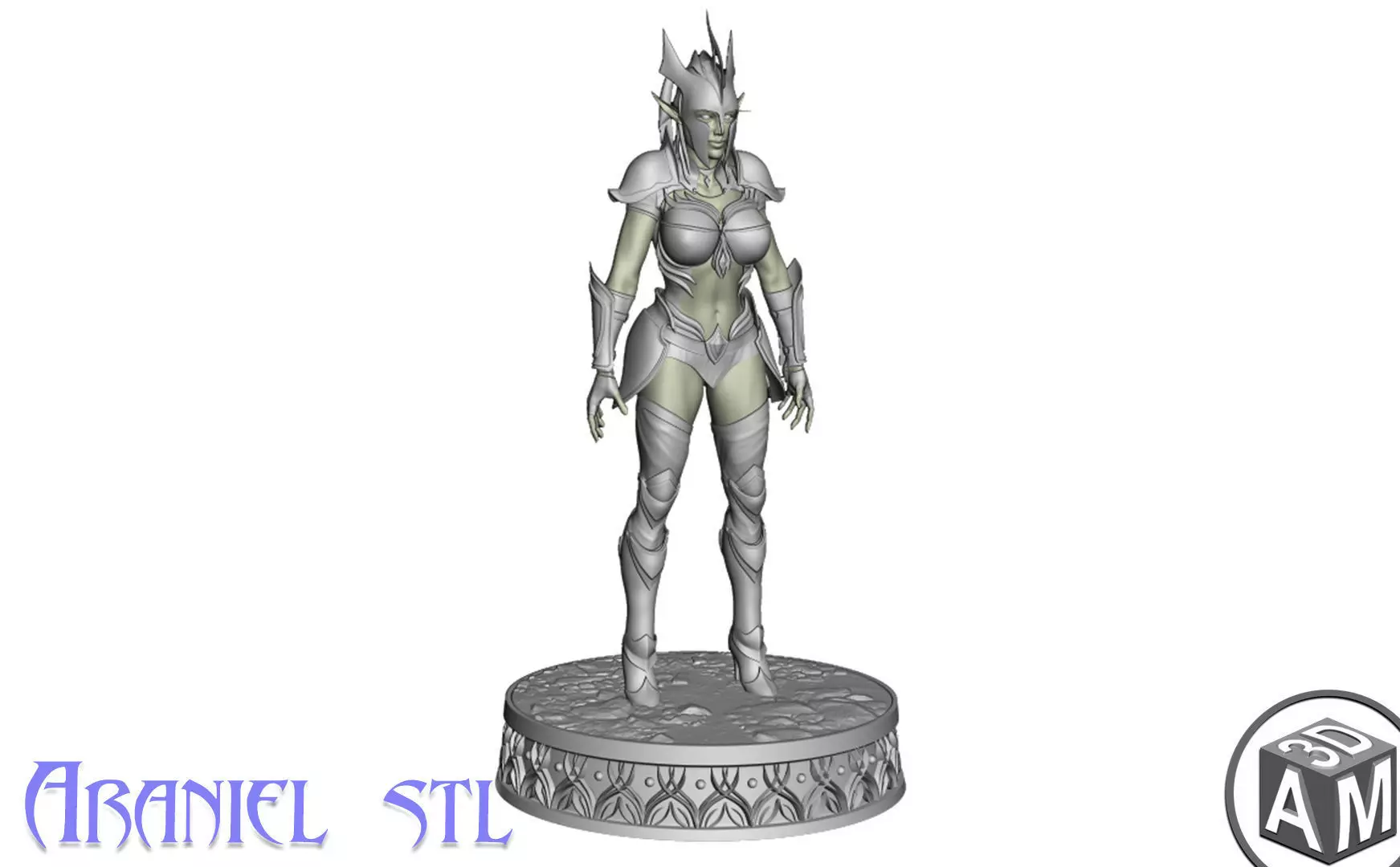 Araniel Elf Girl free Free 3D print model_0