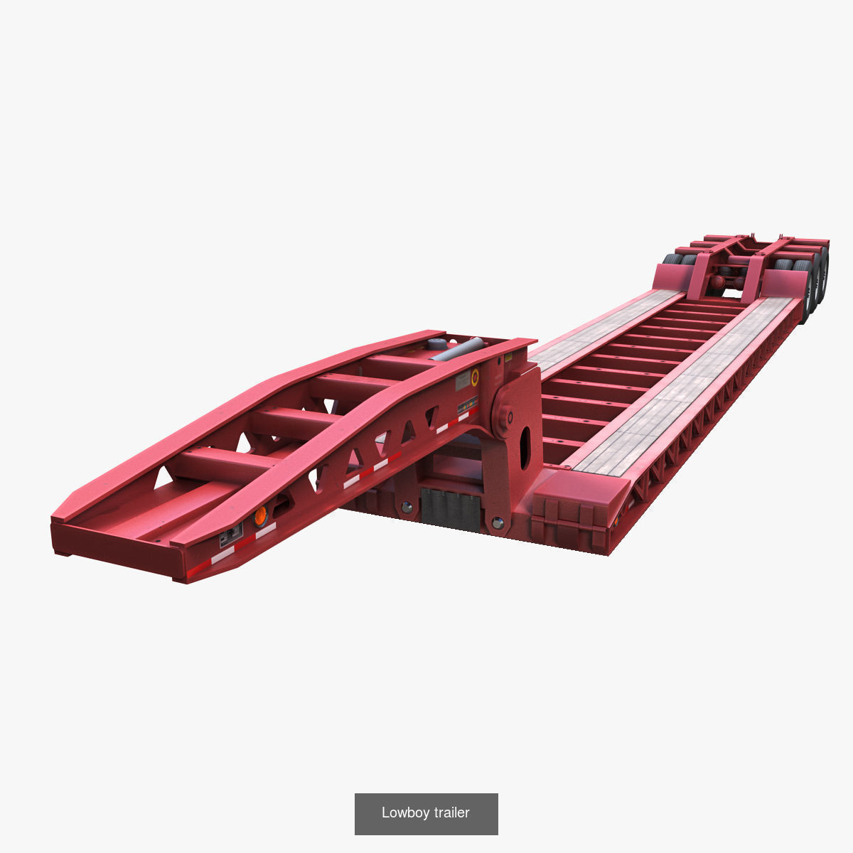 Industrial semi trailers 3D Model Collection_8