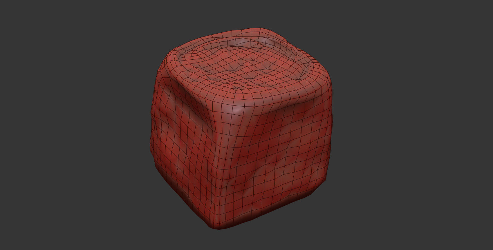 Croissant 3D model_6