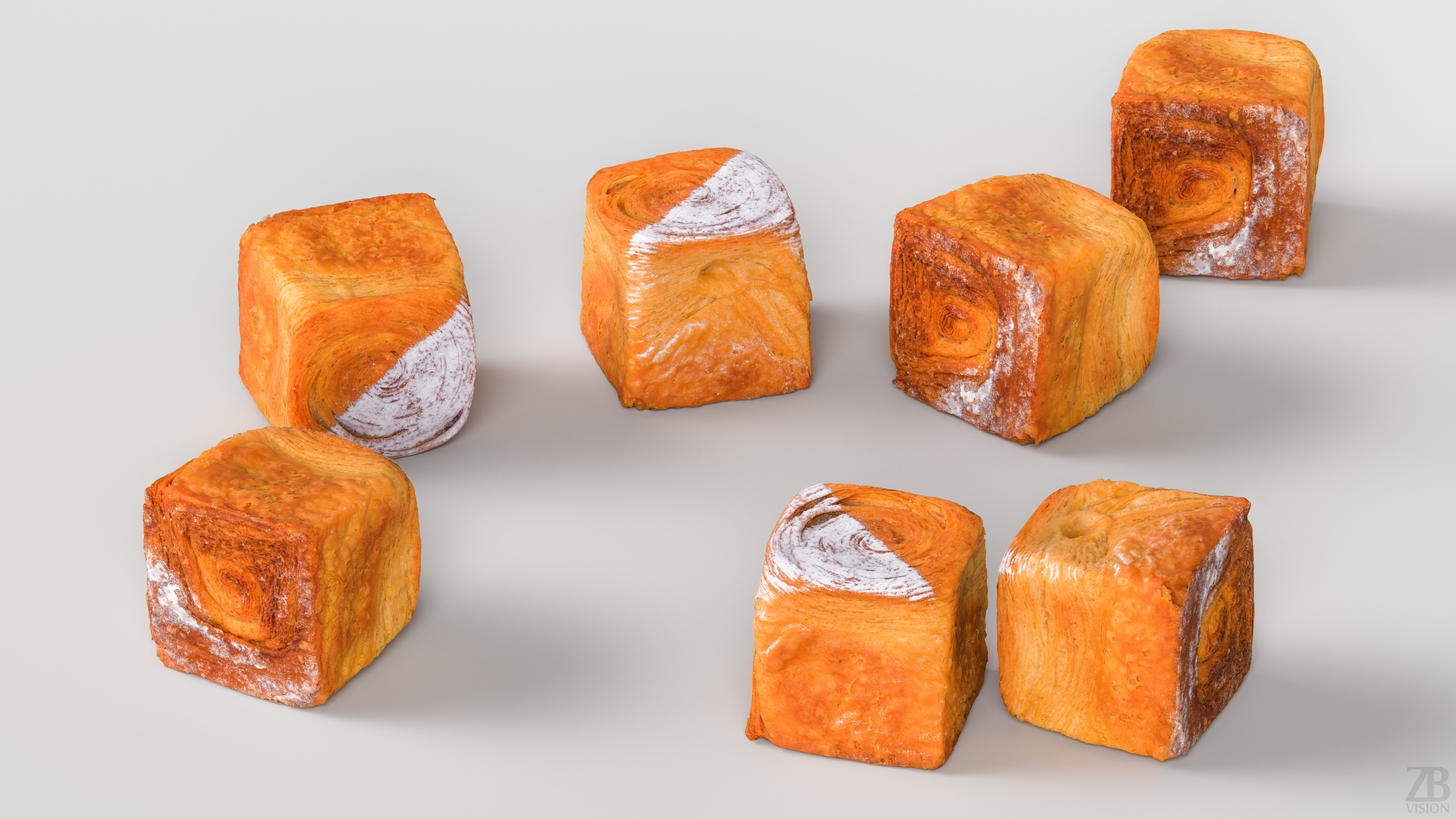 Croissant 3D model_2