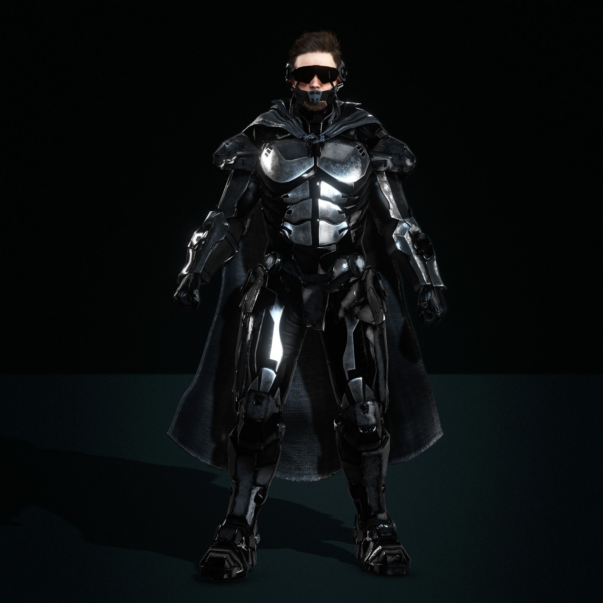 Assassin Character Model 3D model Sci Fi Assassin Character VR / AR / low-poly | CGTrader