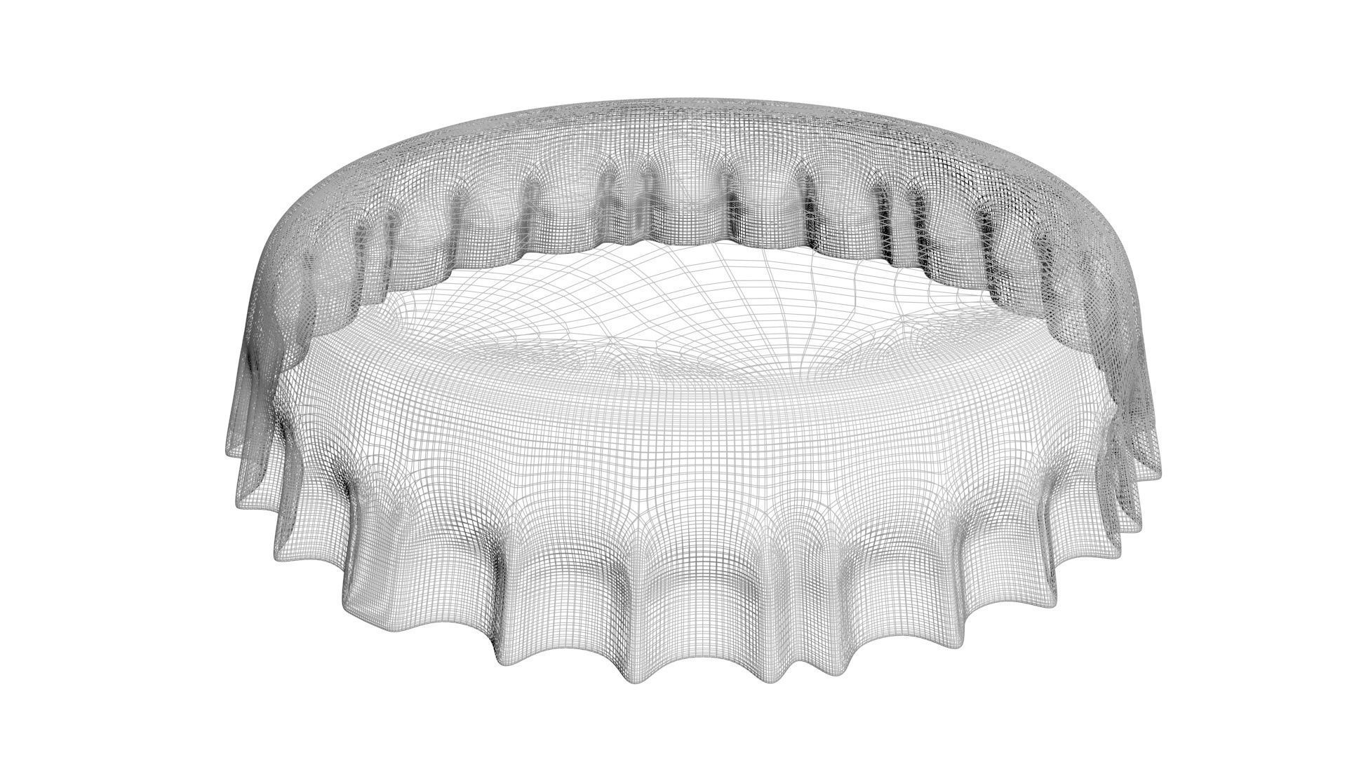 Coca Cola Light Bottle Cap 3D model_17