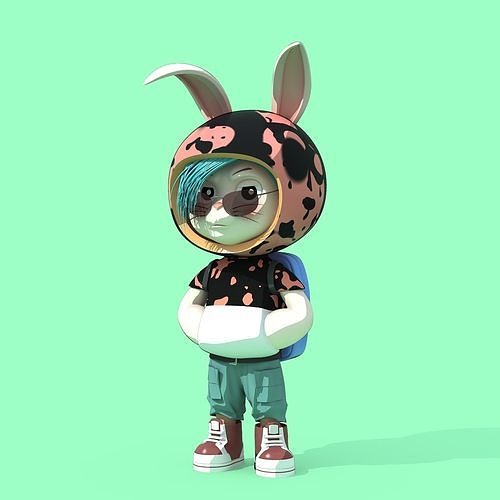 Bunny Collection 960 3D model