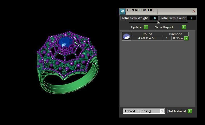 Rings 3D print model_3