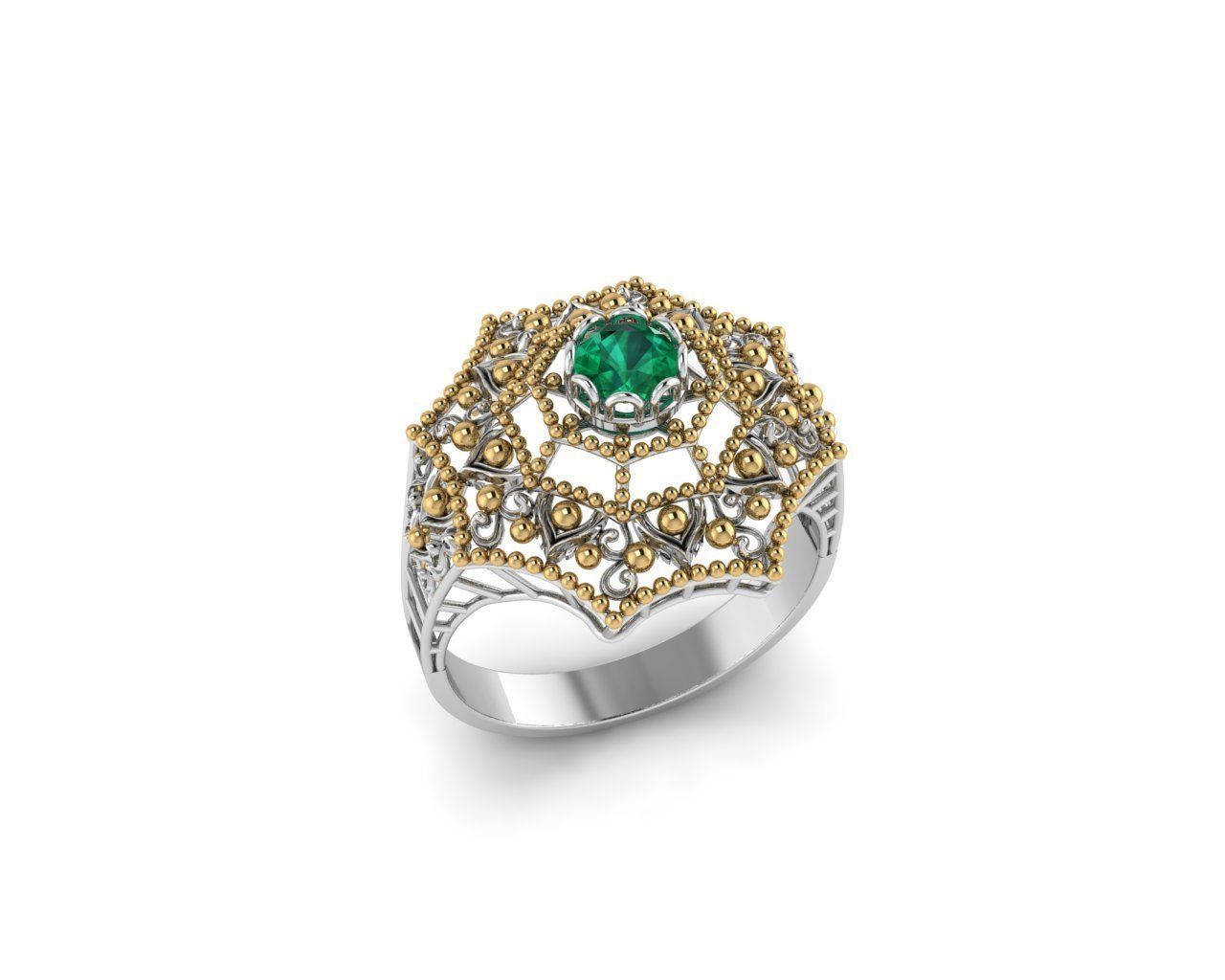 Rings 3D print model_1