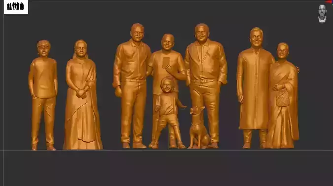 family combo miniature 