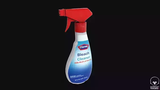 Bleach Sprayer Low-poly 3D model