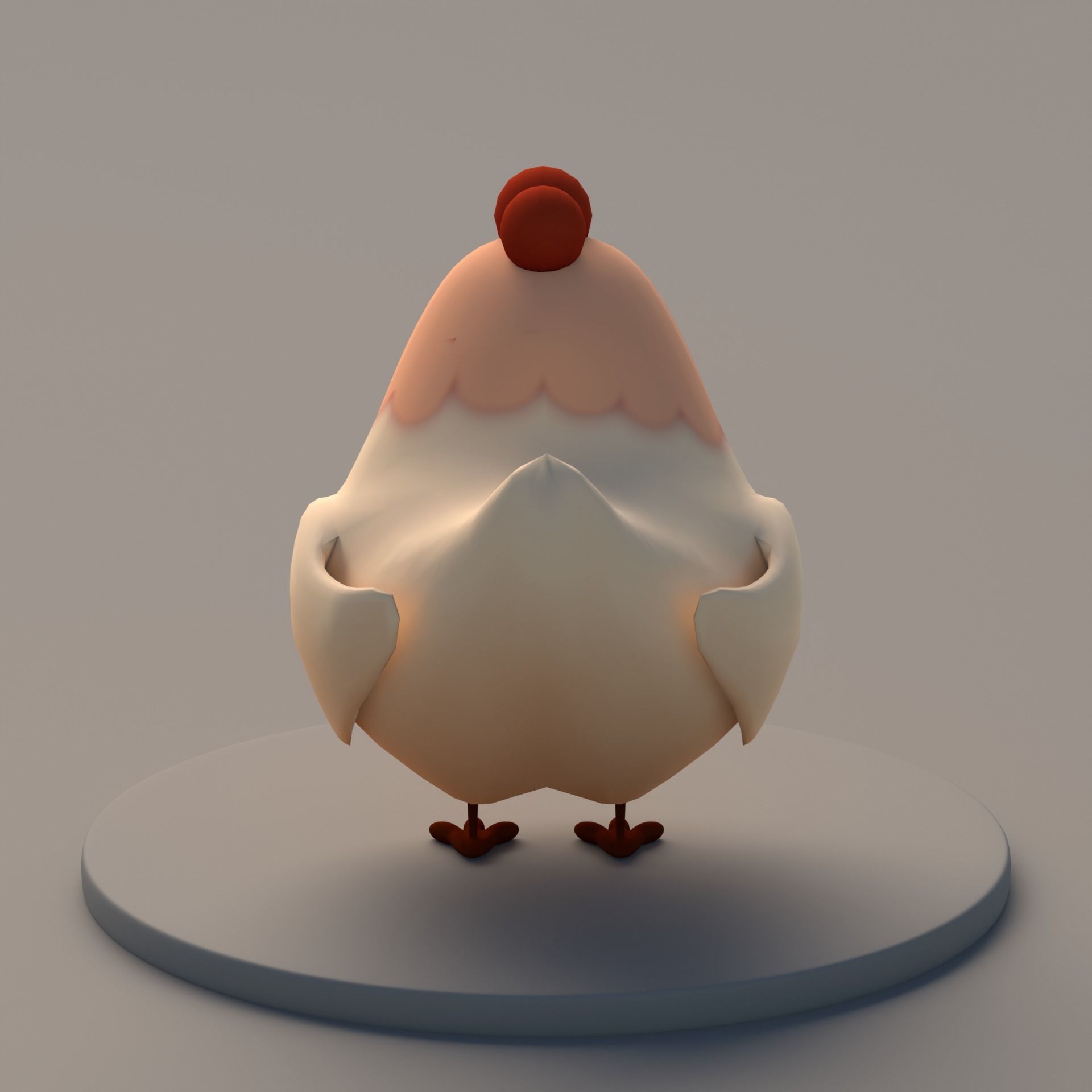 3D Chicken Model Free low-poly 3D model_7