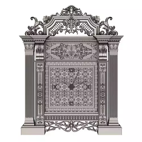 Classic Clock 020 Chrome