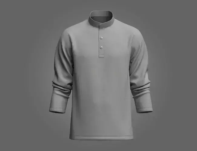 Polo T-shirt 3d Model