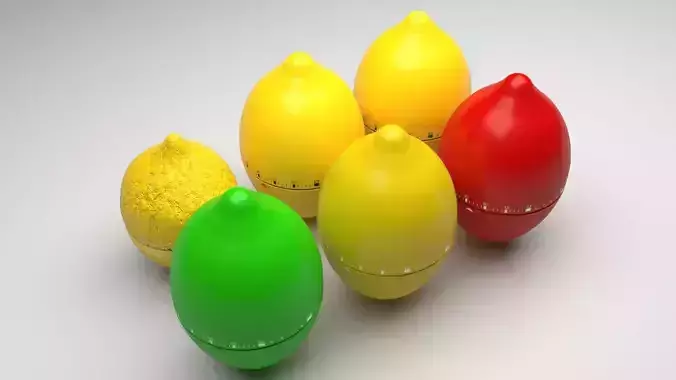 Kitchen Lemon Timers Set