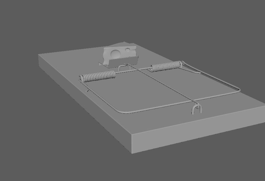 rat trap 3D model_1