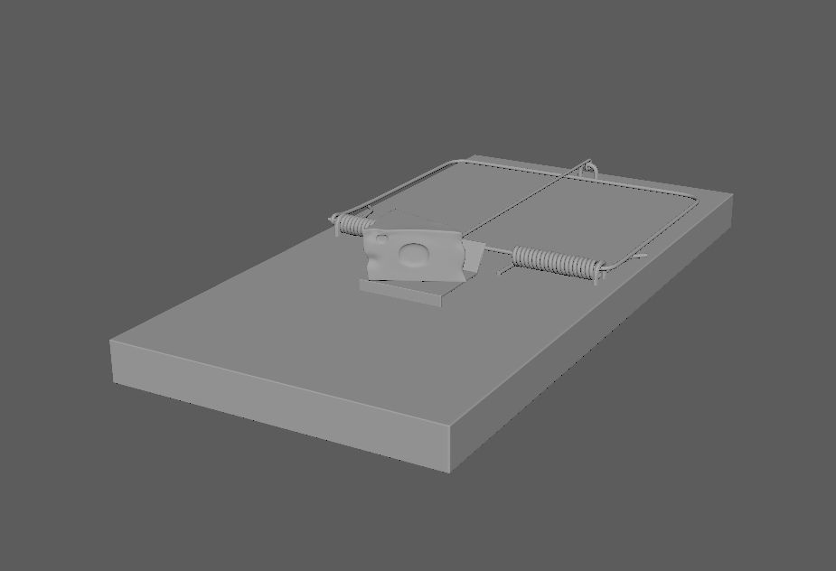 rat trap 3D model_3