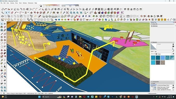 Play area 3d model 3D model