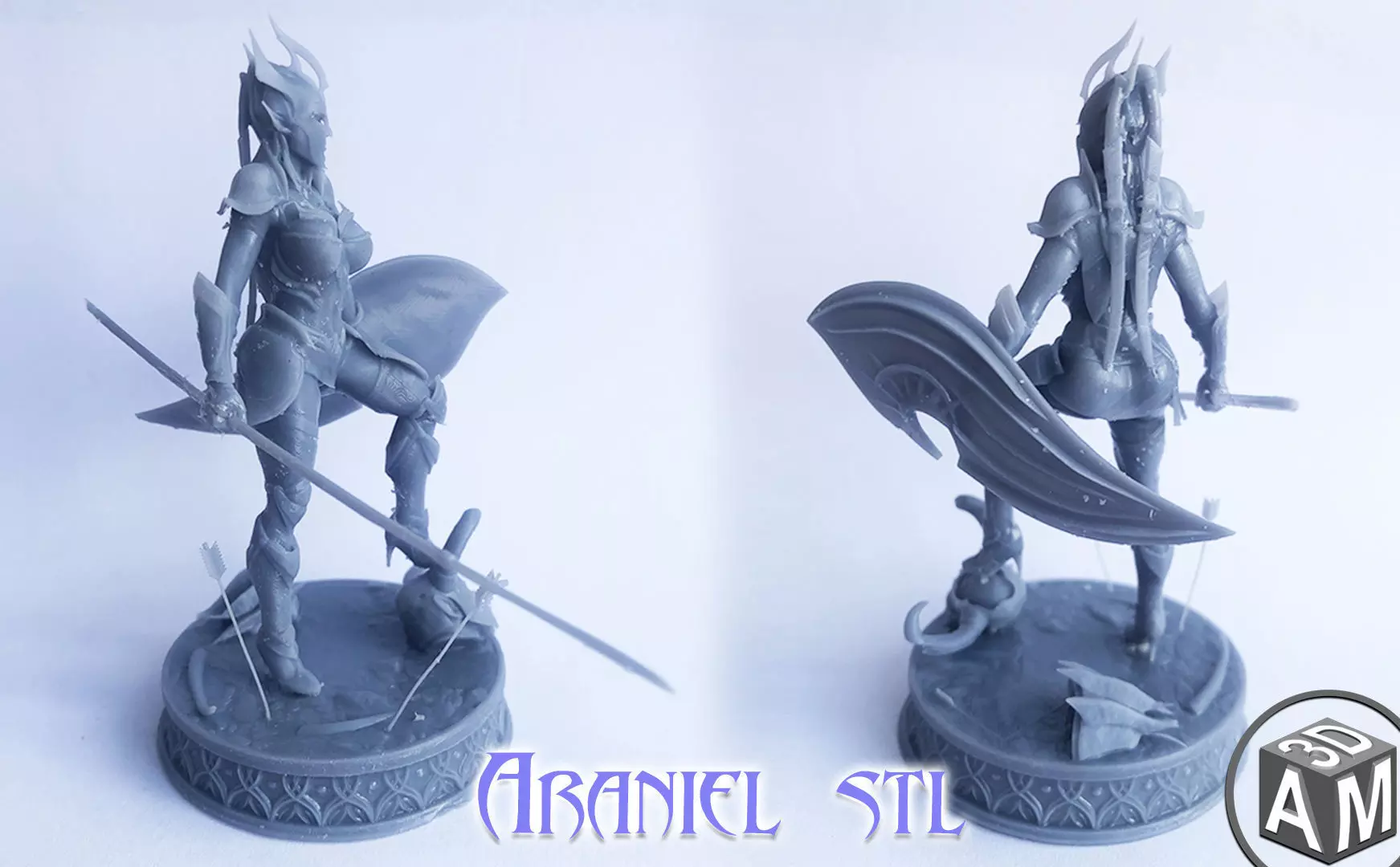 Araniel Elf Girl 3D print model