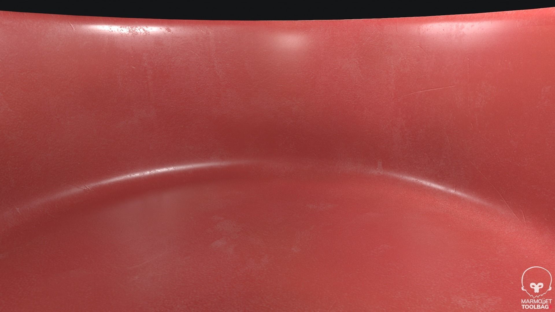 Basin and Sponge Low-poly 3D model_8