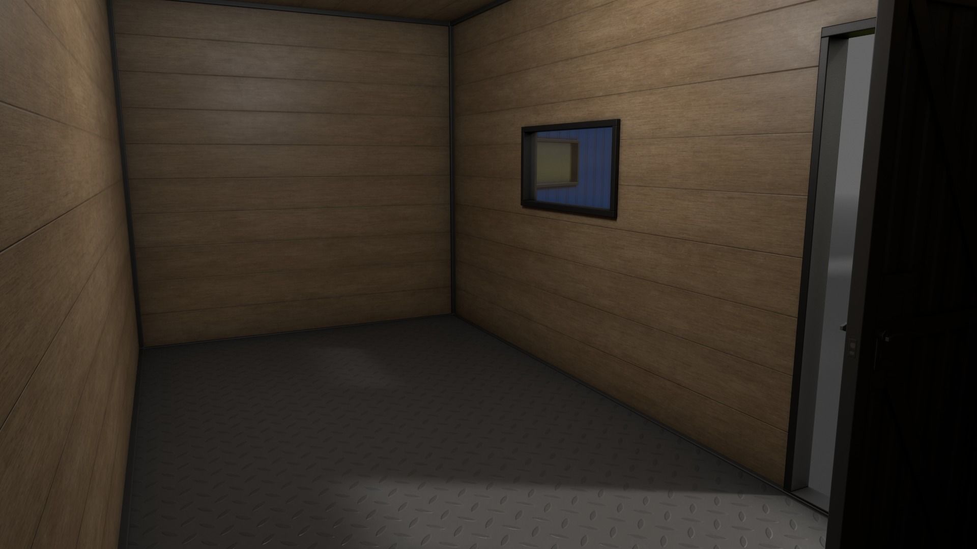 PBR Shed House A 20ft V4 Low-poly 3D model_18