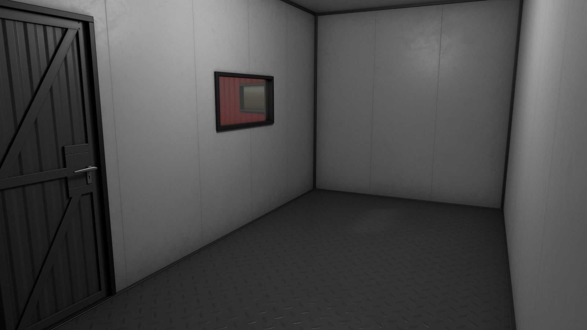 PBR Shed House A 20ft V4 Low-poly 3D model_10