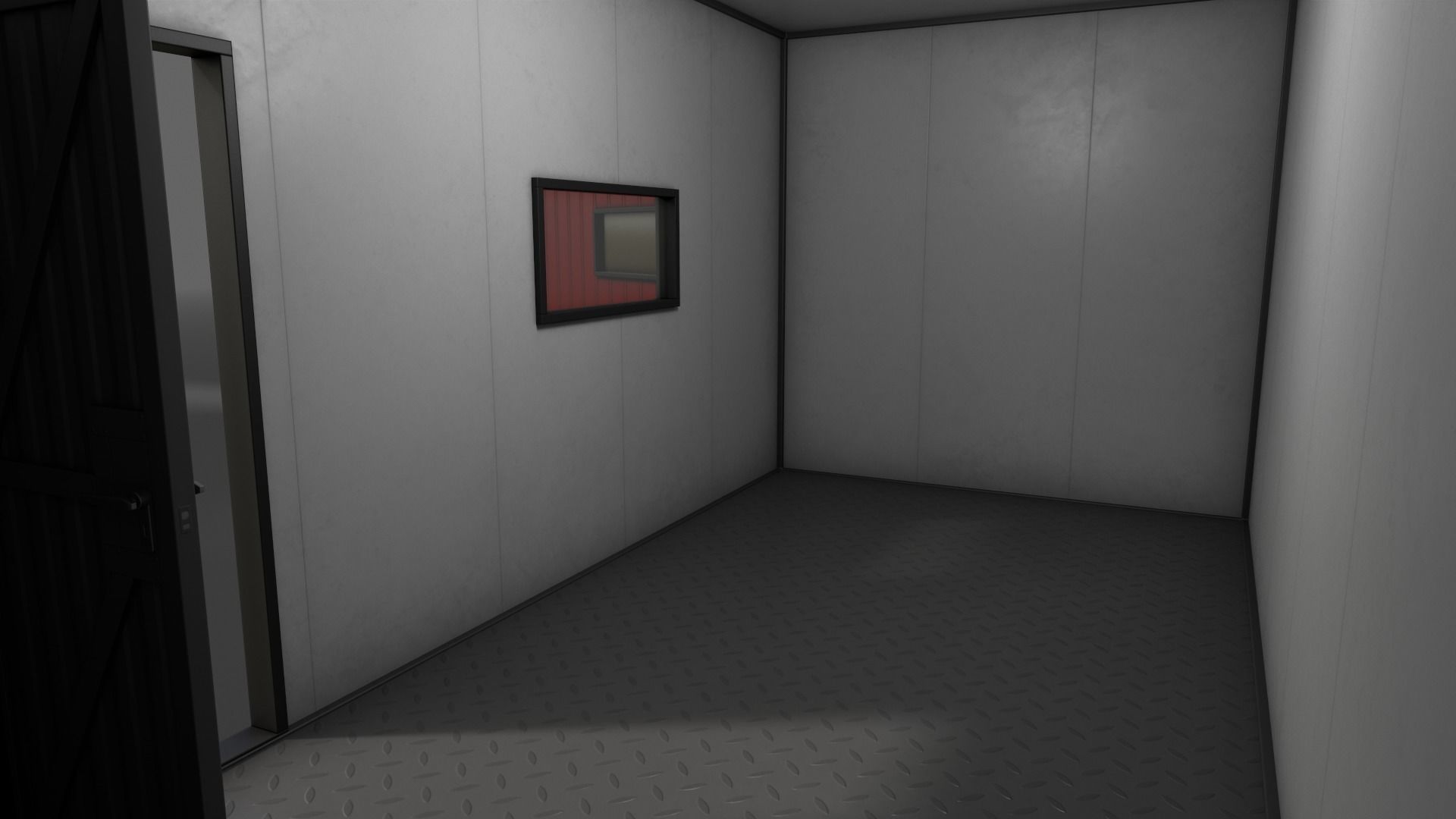 PBR Shed House A 20ft V4 Low-poly 3D model_14