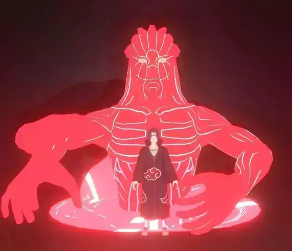 itachi susanoo 3D model