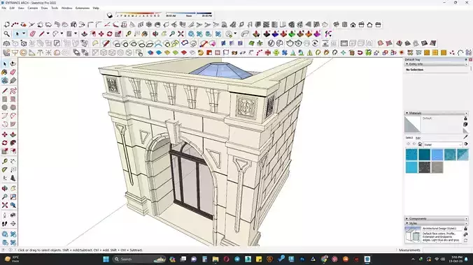 Entrance arch 3d model