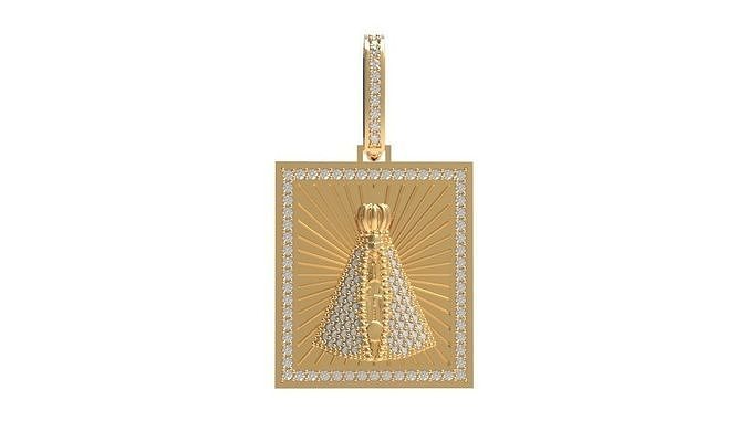 Pendant - Nossa Senhora Aparecida 3D print model