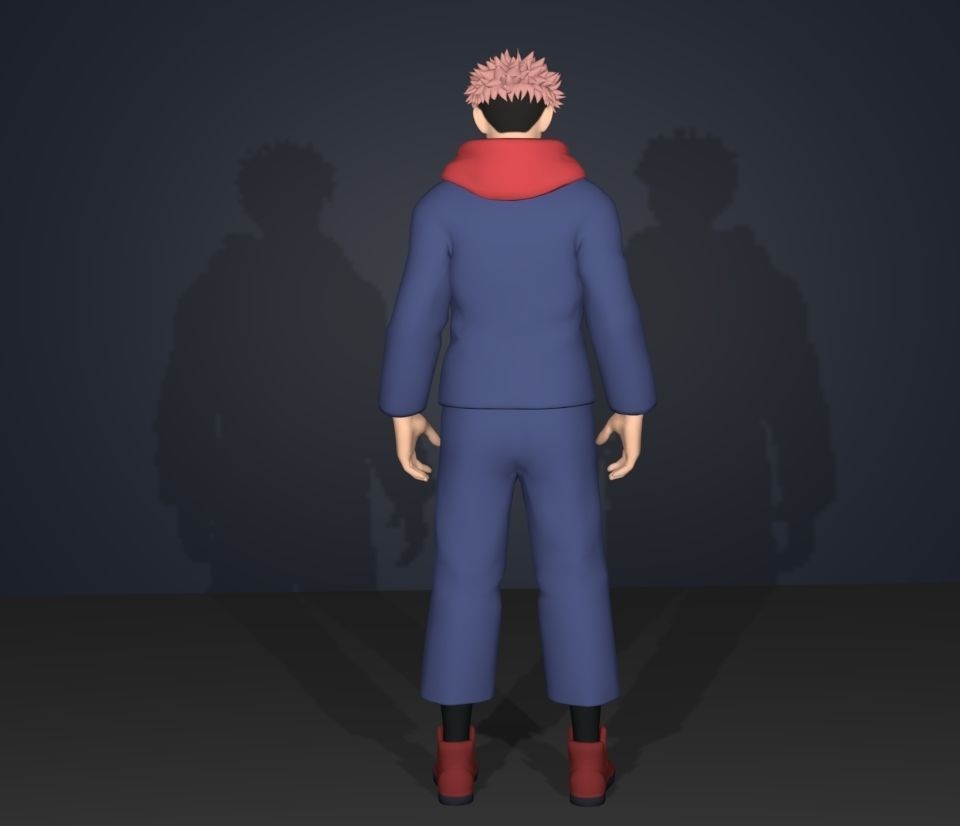 yuji itadori 3D model_4