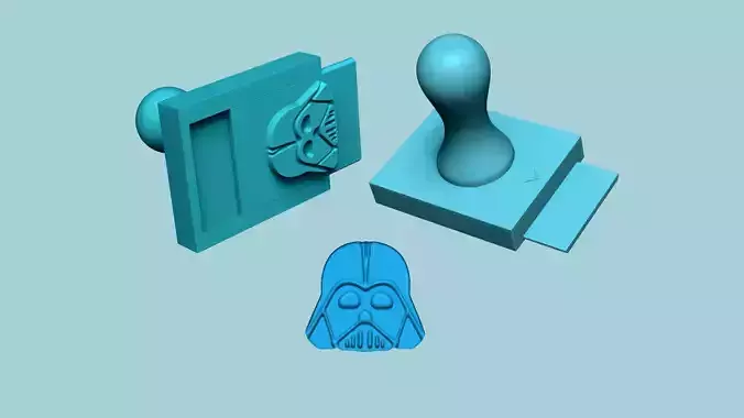 Stamp 98 Darth Vader - Fondant Decoration Maker Toy