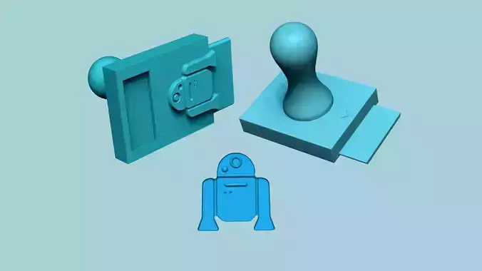 Stamp 99 Star Wars R2D2 - Fondant Decoration Maker Toy