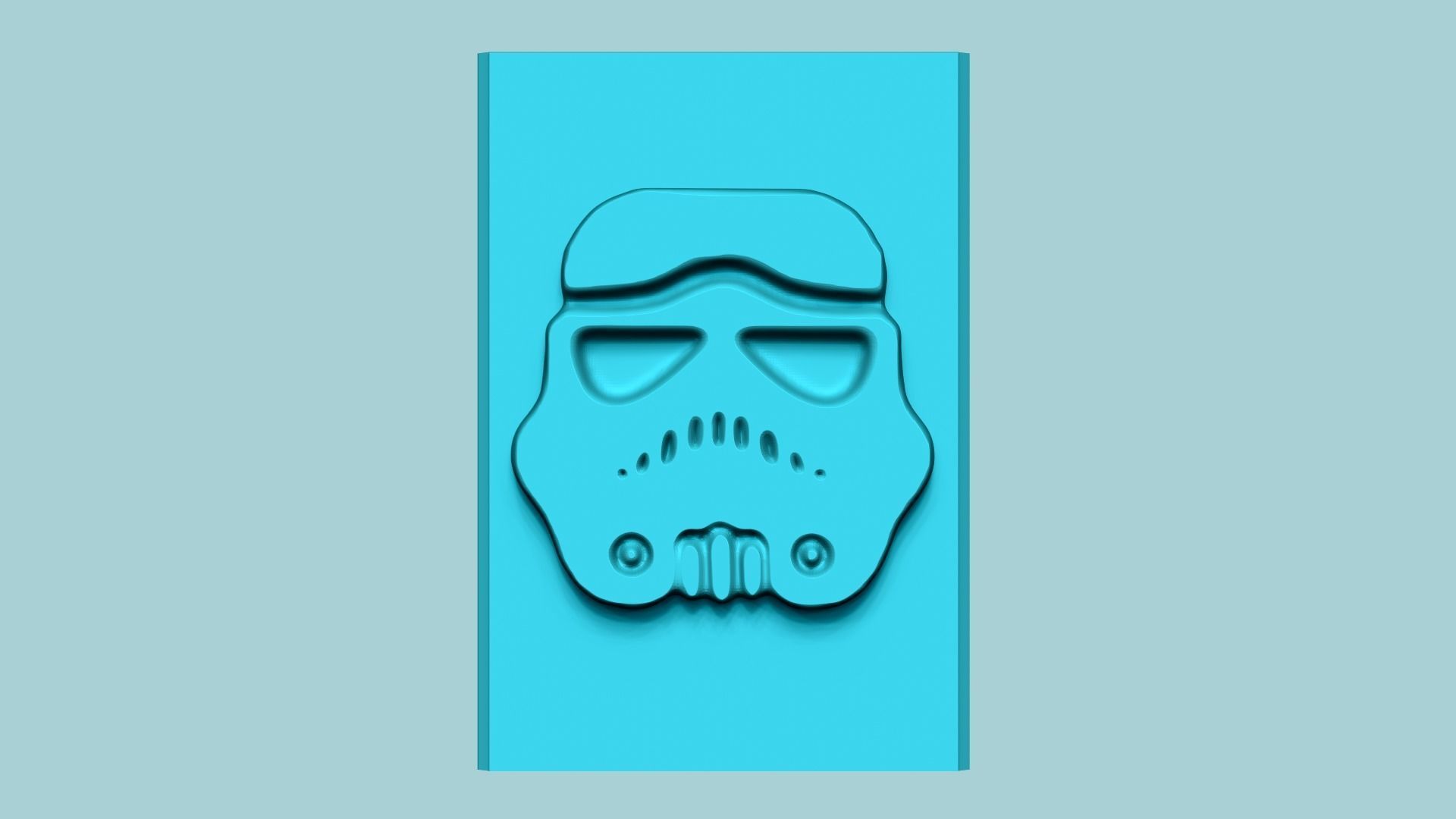 Stamp 100 Storm Trooper - Fondant Decoration Maker Toy 3D print model_2