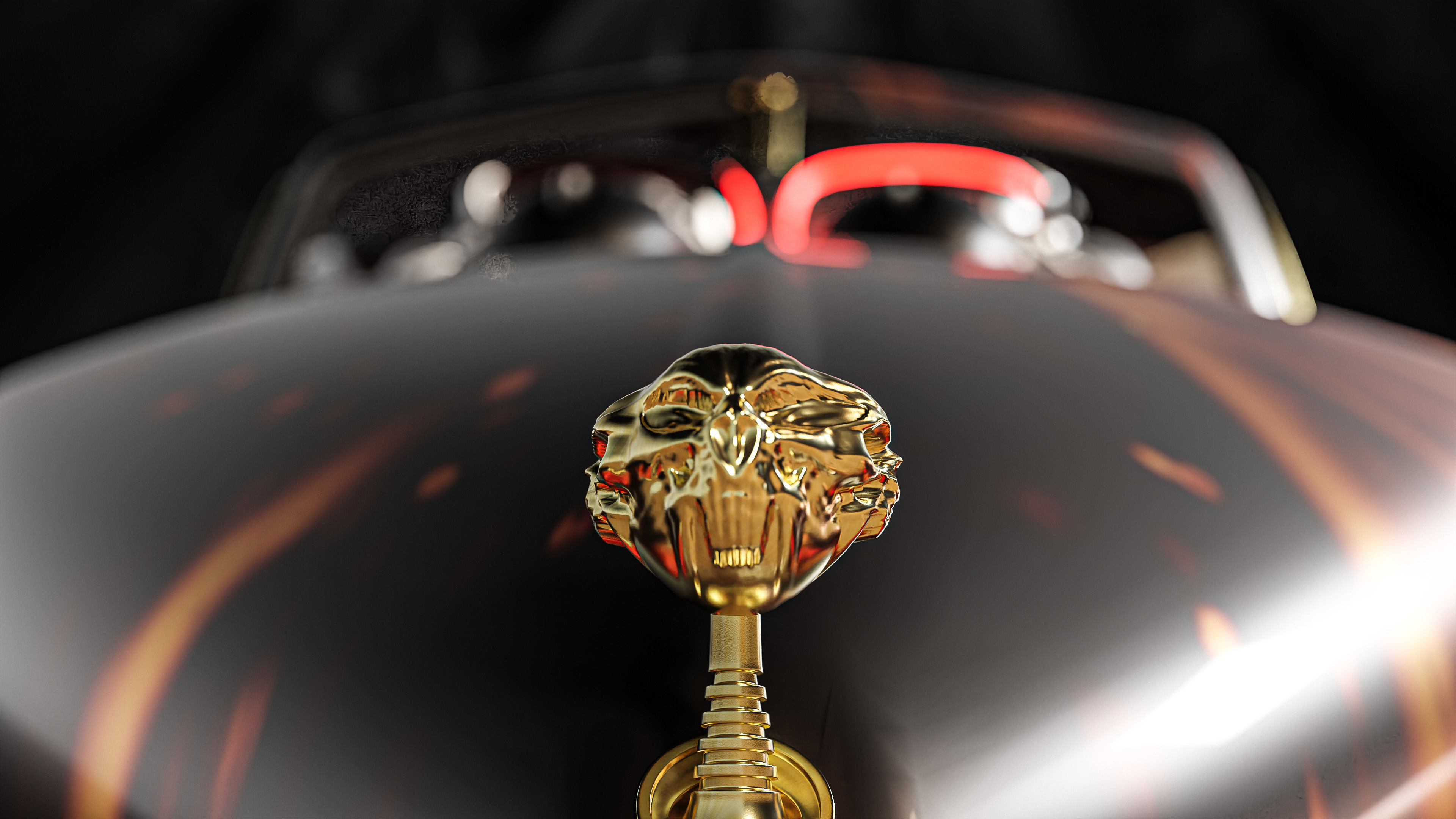 Classic in future sport car 3D model_6