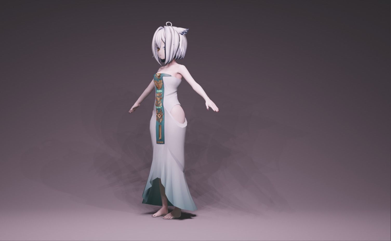 Anime Character - Unique 16 3D model_7