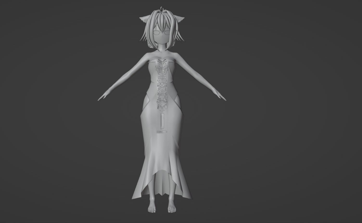 Anime Character - Unique 16 3D model_10