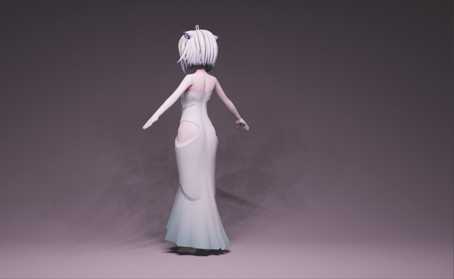 Anime Character - Unique 16 3D model_5