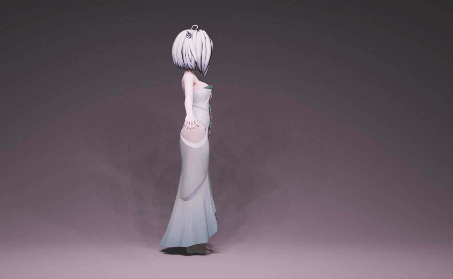 Anime Character - Unique 16 3D model_2