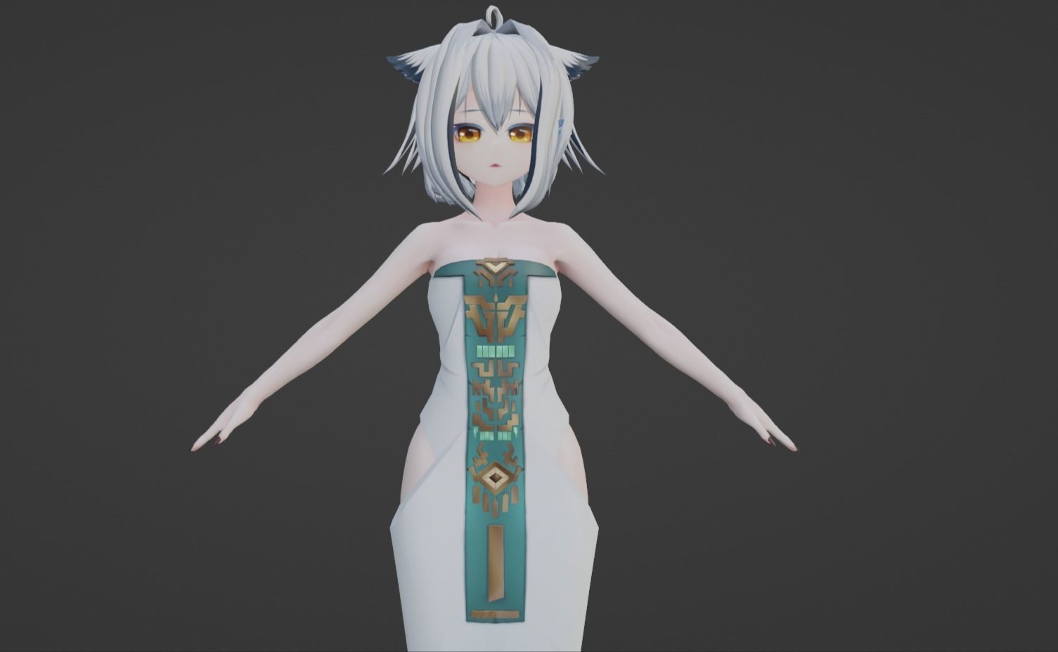 Anime Character - Unique 16 3D model_9