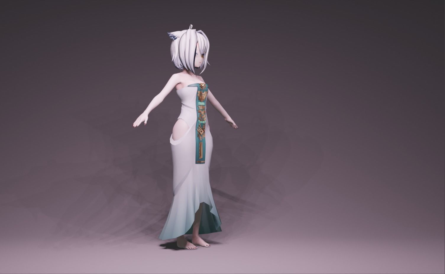 Anime Character - Unique 16 3D model_1