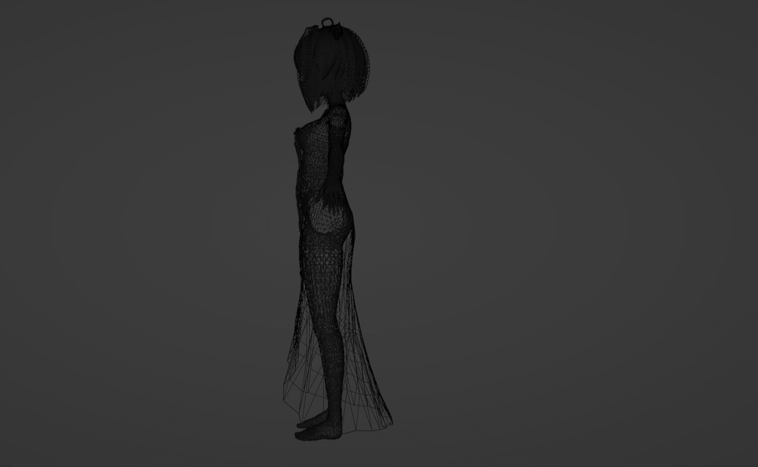 Anime Character - Unique 16 3D model_13