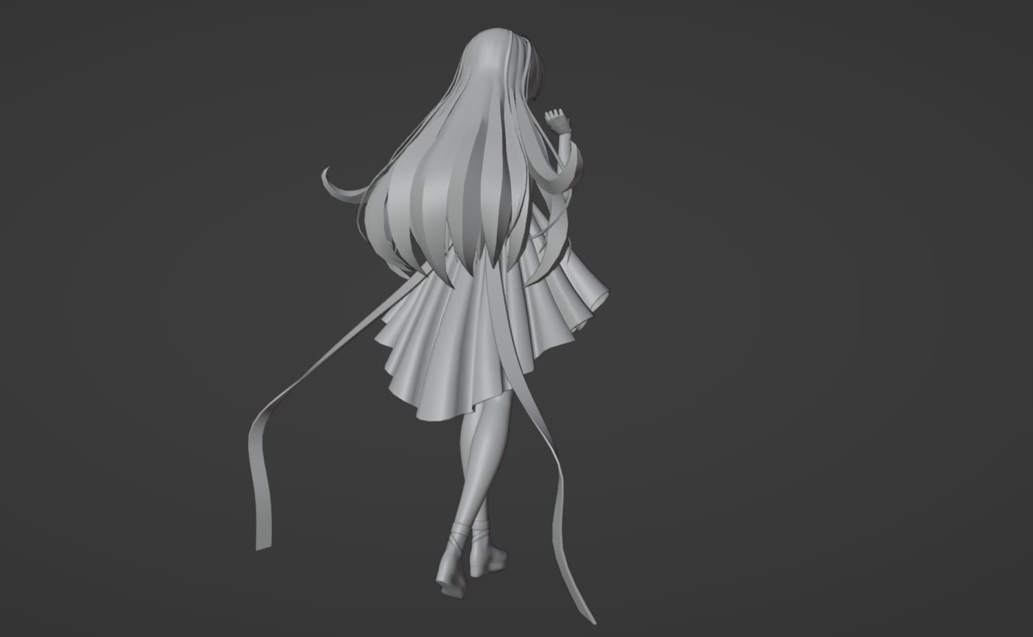 Anime Character - Unique 17 3D model_12