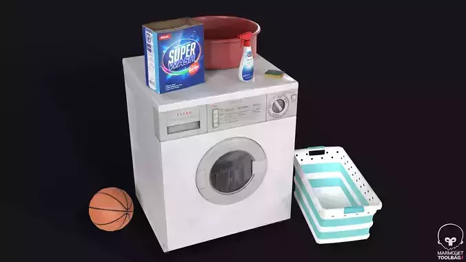 Laundry Room 3D Model Collection