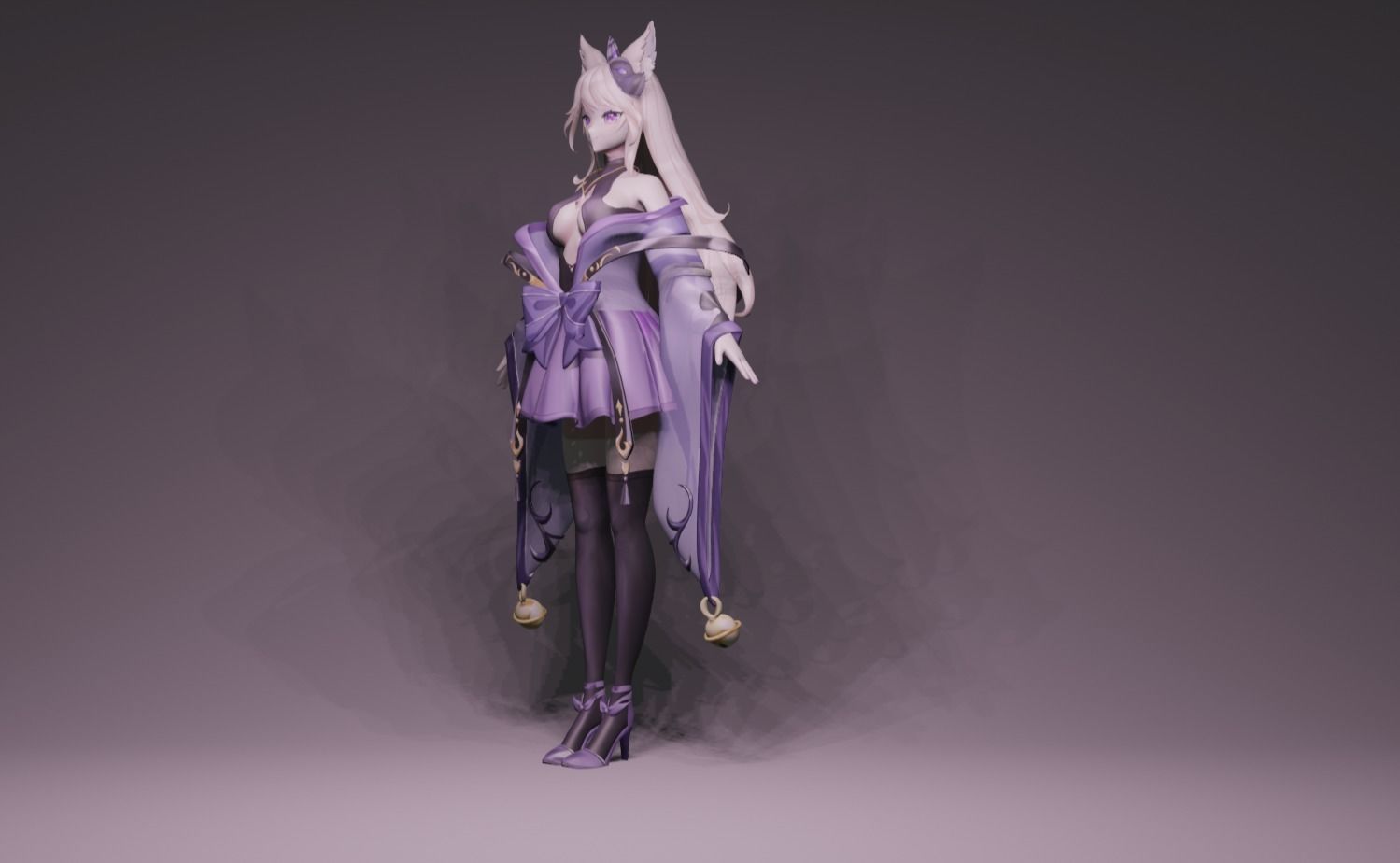 Anime Character - Unique 19 3D model_7