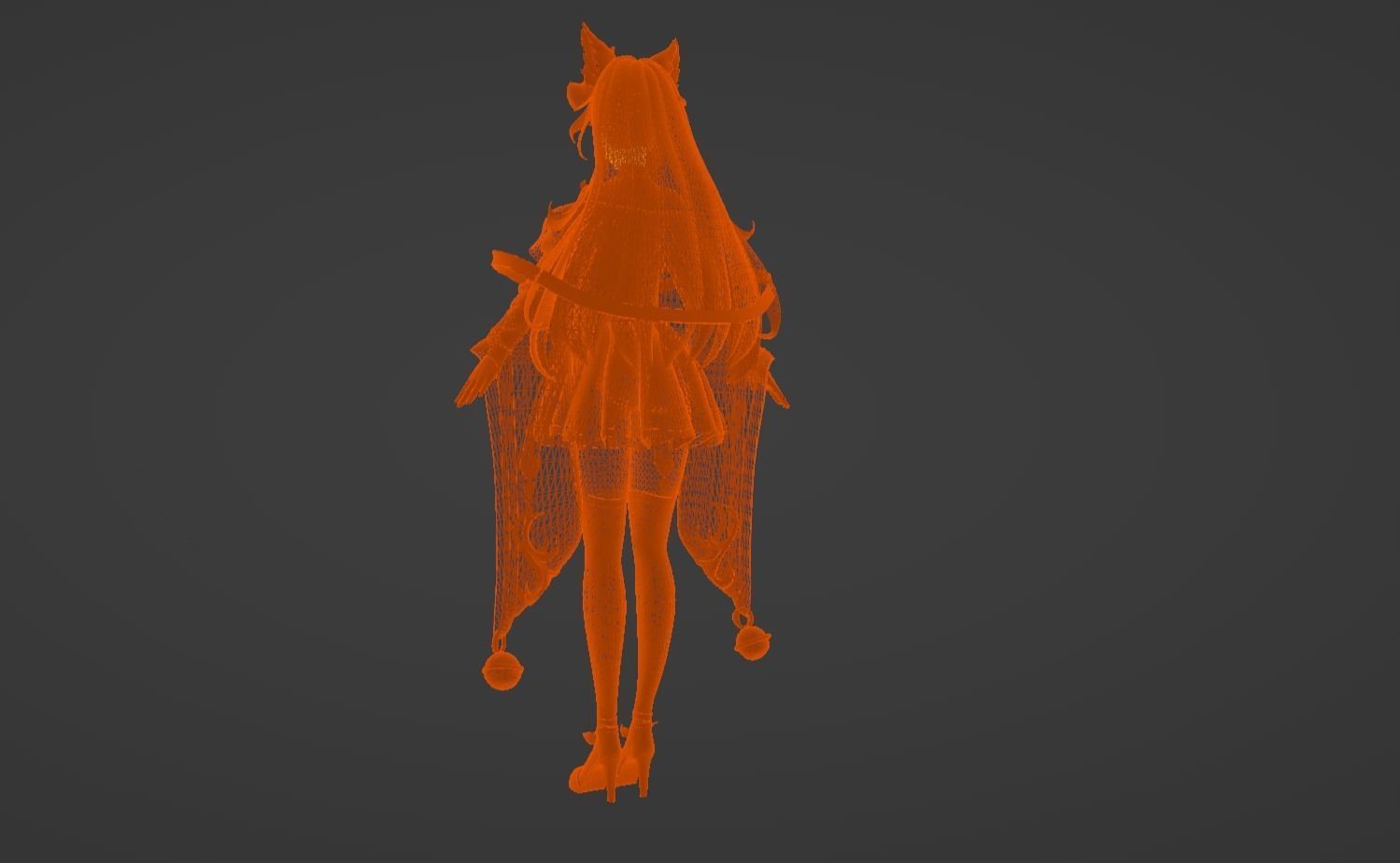 Anime Character - Unique 19 3D model_13