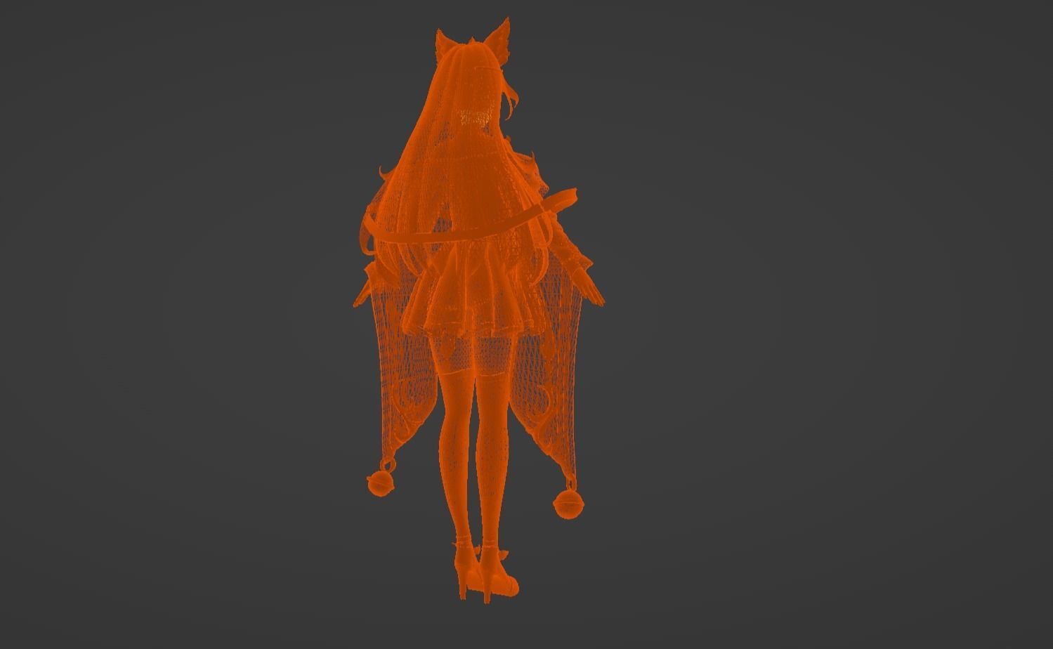 Anime Character - Unique 19 3D model_12