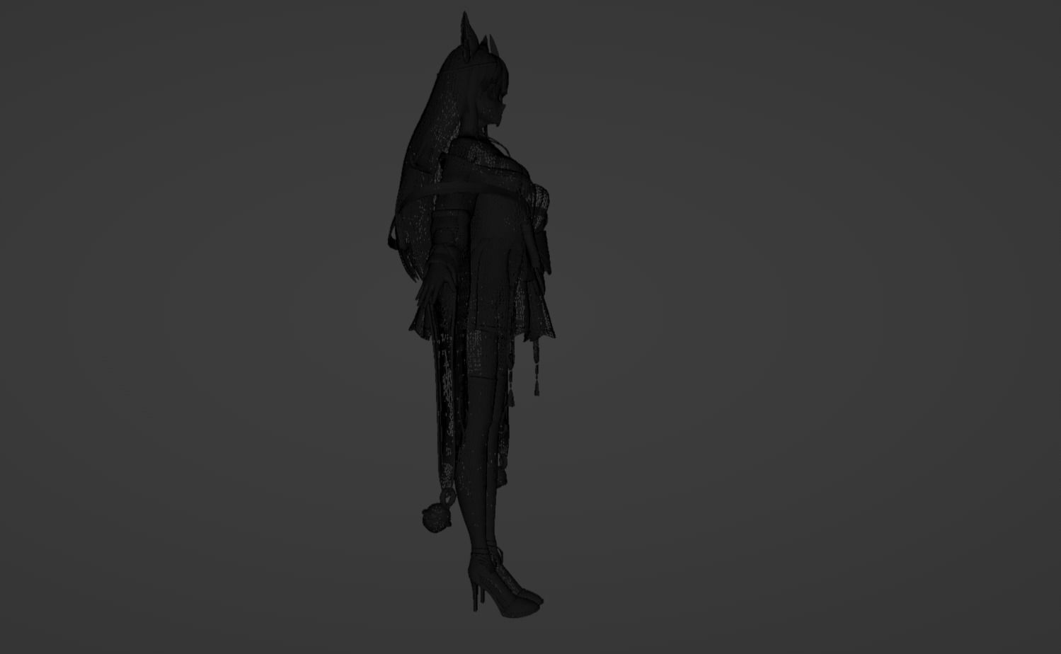 Anime Character - Unique 19 3D model_17