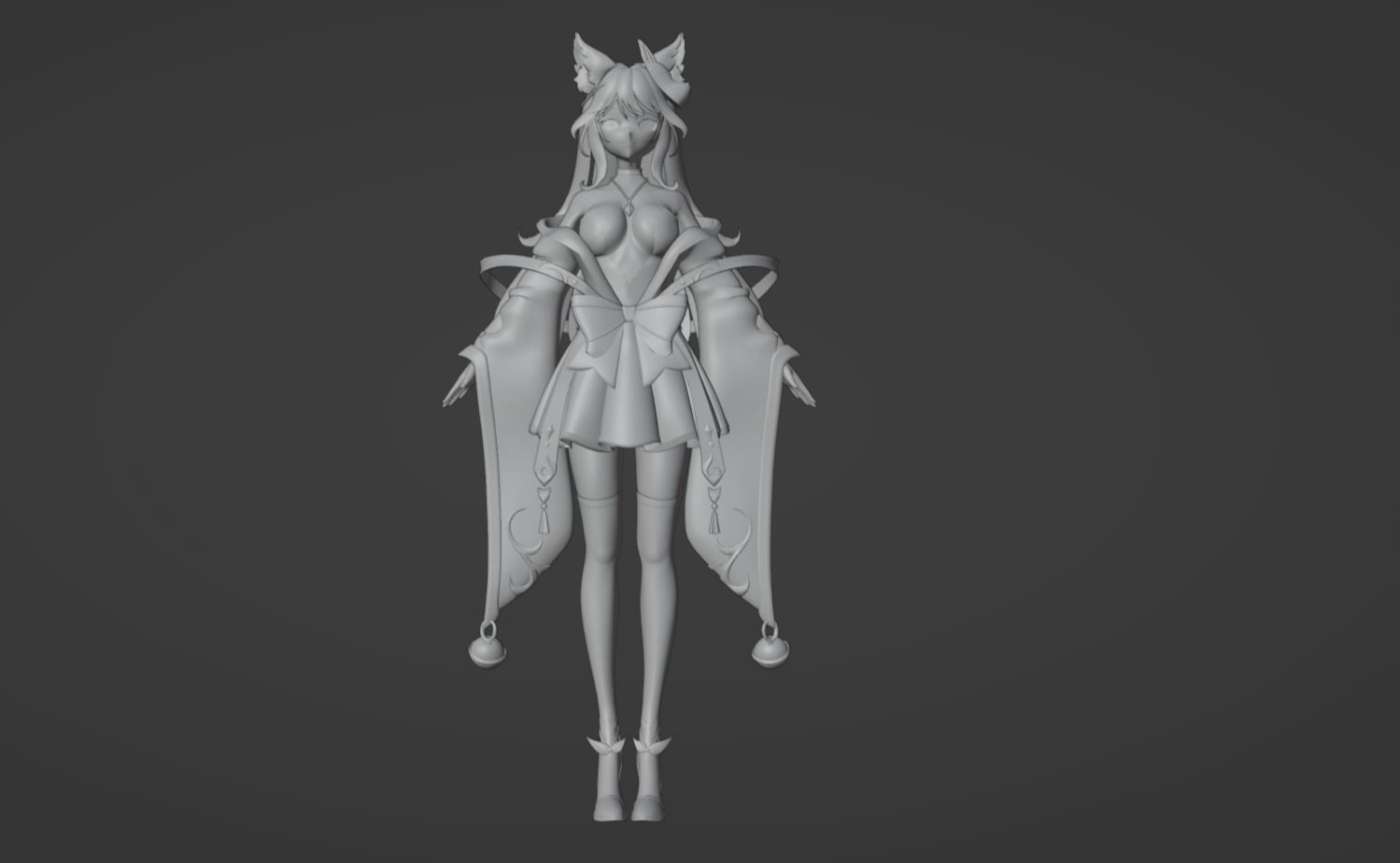Anime Character - Unique 19 3D model_9