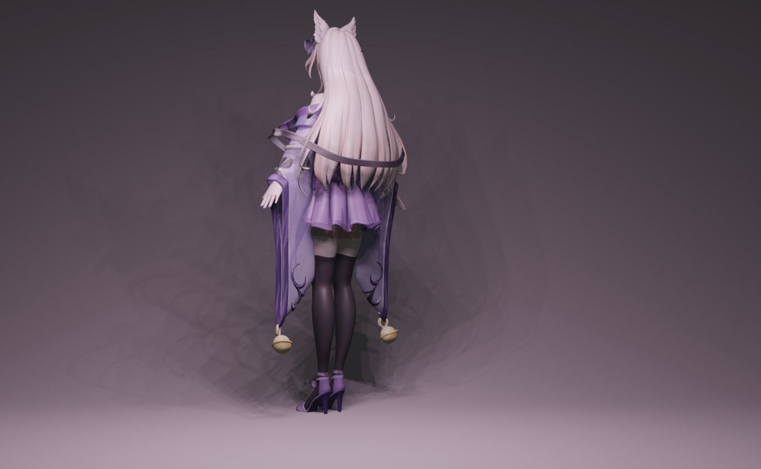 Anime Character - Unique 19 3D model_5
