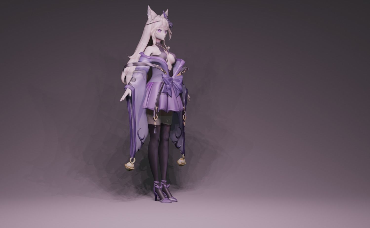 Anime Character - Unique 19 3D model_1